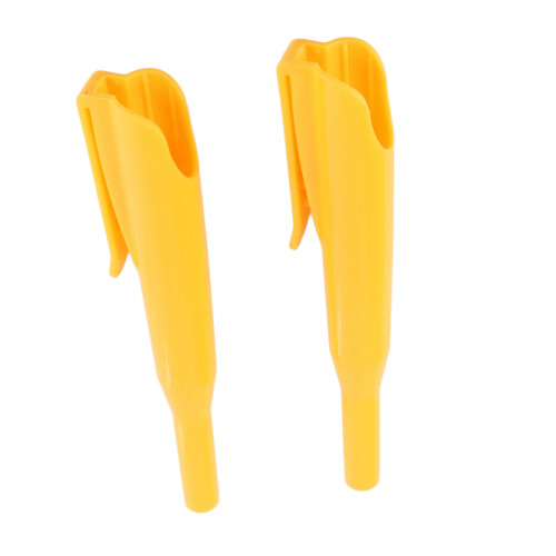 2 Stück Zimmermannsbleistift Abdeckclip Gelb Langnasen