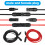 Cable de 12 AWG para panel solar, 30 A, negro 2,0 m + rojo 2,0 m 9