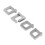 Zinklegierung 3D-Interlock-Puzzle 3.3x3.3x1cm 14
