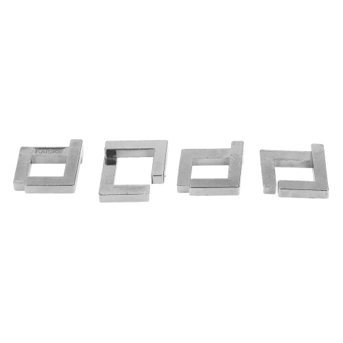 Zinklegierung 3D-Interlock-Puzzle 3.3x3.3x1cm 1