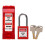 Lockout-Padlock: transparente Abdeckung 120x45x26mm 2