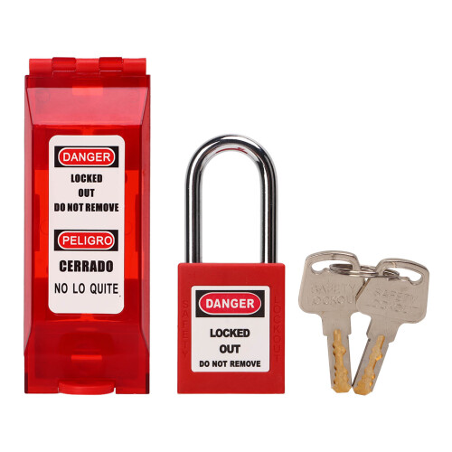Lockout-Padlock: transparente Abdeckung 120x45x26mm 1