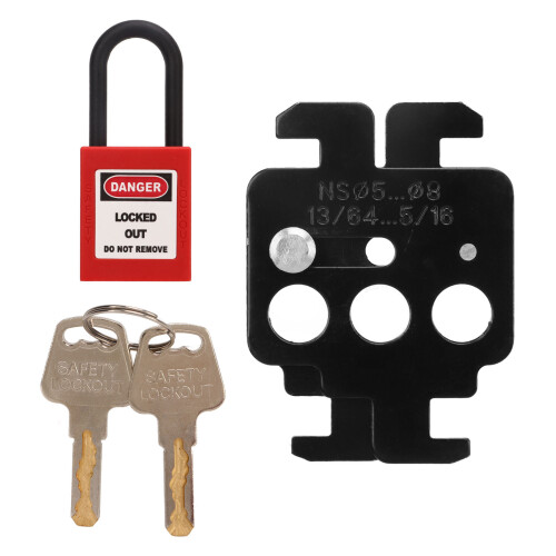 MCB Lockout Nylon-Vorhängeschloss 49x36x4mm 38mm Bügel