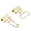 30 Stück Mini-Binderclips Eisen goldene Knochen 3,72 cm 11