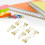 30 Stück Mini-Binderclips Eisen goldene Knochen 3,72 cm 15