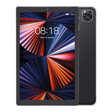 10.1in Tablet for Android 11.0 2.4G 5G WiFi 4GB 64GB 1080x1920 HD 10 Core Front 800w Rear 1300w Calling Tablet 100‑240V Black UK Plug