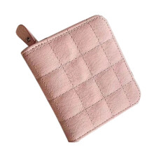 PU-Geldbörse Große Kapazität 2-Fach Pink 11x10x3cm