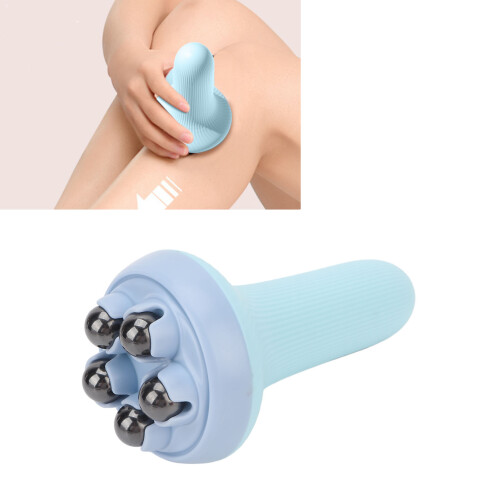 5-Magnet-Kugel-Massage-Roller, 360, handlich, blau