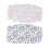 2 piezas de sábana para moisés - algodón-poliéster - rectangular/ovalado 1