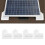 4 Stück ABS-weißer Solarmodul-Eckmontagehalter 1