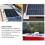 4 Stück ABS-weißer Solarmodul-Eckmontagehalter 4