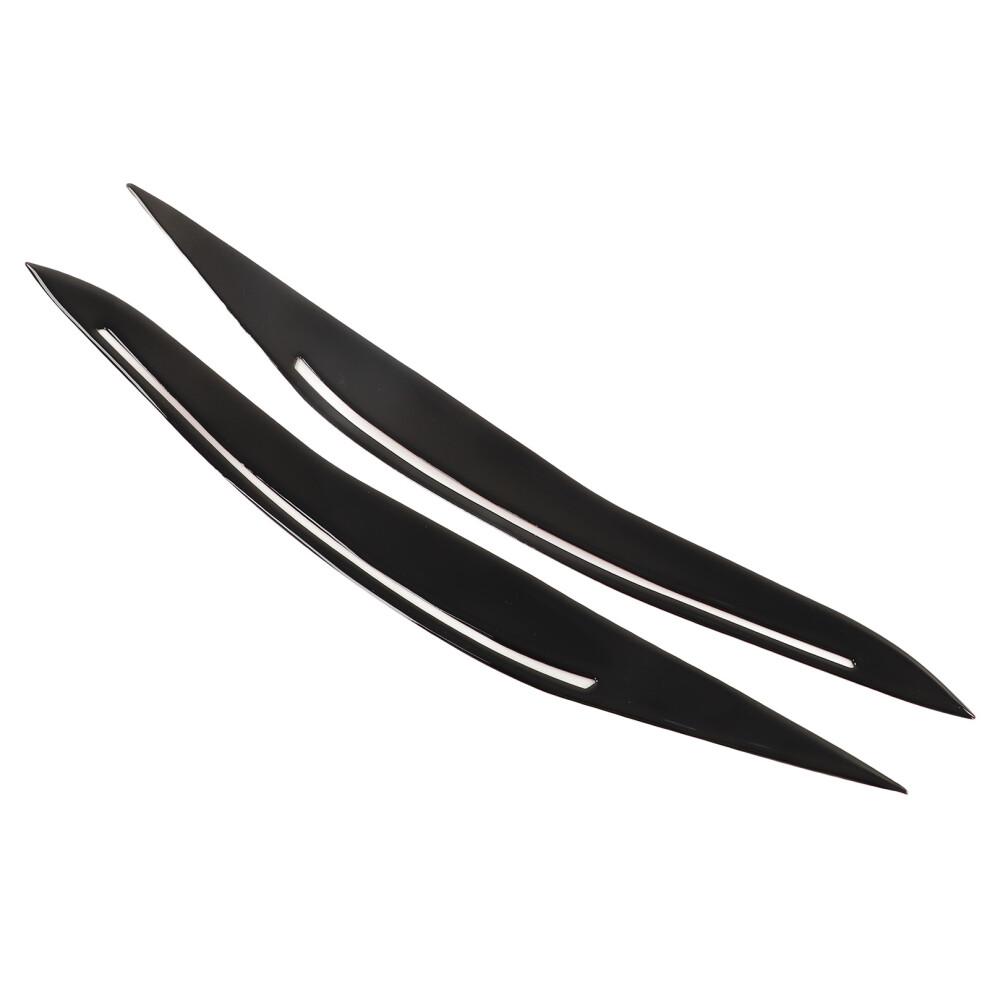 Headlight Eyebrow Cover Eye Lid Decoration Trim Replacement For 5 Series F10 2014Â2016 Black 5011320660992