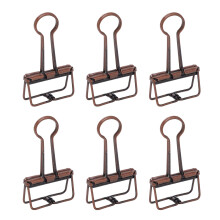 50 Stück 32 mm Metall-Binderclips Lila-Bronze