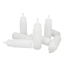 10 piezas de biberón para la alimentación de animales pequeños 250 ml 19 5 1,3 cm