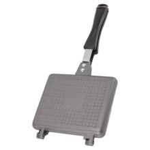 Gussaluminium-Waffelform, 1015 g, antihaftbeschichtet, quadratisch