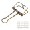 30 Stück Draht-Binderclips, 2 Zoll, Bronze, durchbrochenes Design 16