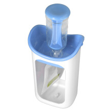 Baby Squeeze Station Fruit Puree Squeeze Station Infant Baby Food Maker with Squeeze Bag Home Kitchen Tools Blue