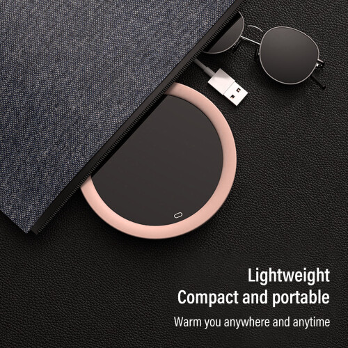 USB-Kaffeebecherwärmer 10W Gravity 115x95x23mm Pink 2