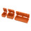 RC-Auto-Simulationskoffer, 3 Stück, orange, L/M/Sm 14