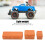 RC-Auto-Simulationskoffer, 3 Stück, orange, L/M/Sm 12
