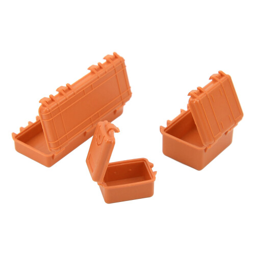 RC-Auto-Simulationskoffer, 3 Stück, orange, L/M/Sm 2