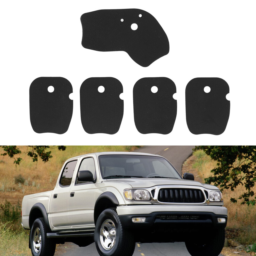 5Pcs Cup Holder Rubber Insert 66995 Ad011 Center Console Cup Holder Repair Kit Replacement For Tacoma 2001 Â2004 3671320664875