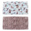 Juego de sábanas para moisés de 2 piezas – Rectangular/Oval transpirable 1