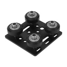 2020V Aluminium-V-Radplatten-Riemenscheiben-Kit 65x65x3mm