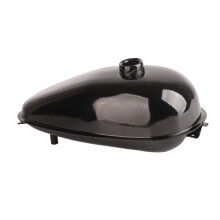 4L Fuel Gas Petrol Tank Aluminum Alloy Polished for 49 to 80CC Motorcycles Electric Bicycles