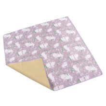 Baby Highchair Floor Mat Soft Cute Cartoon Animal Pattern Waterproof Food Spill Mess Mat for Home