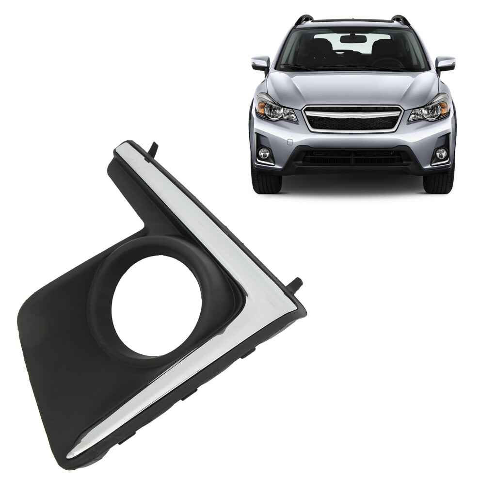 Front Bumper Fog Driving Lamp Cover Trim Bezel Replacement For Subaru Crosstrek Left: 57731Fj430, Su1038112 Light 7901320672010