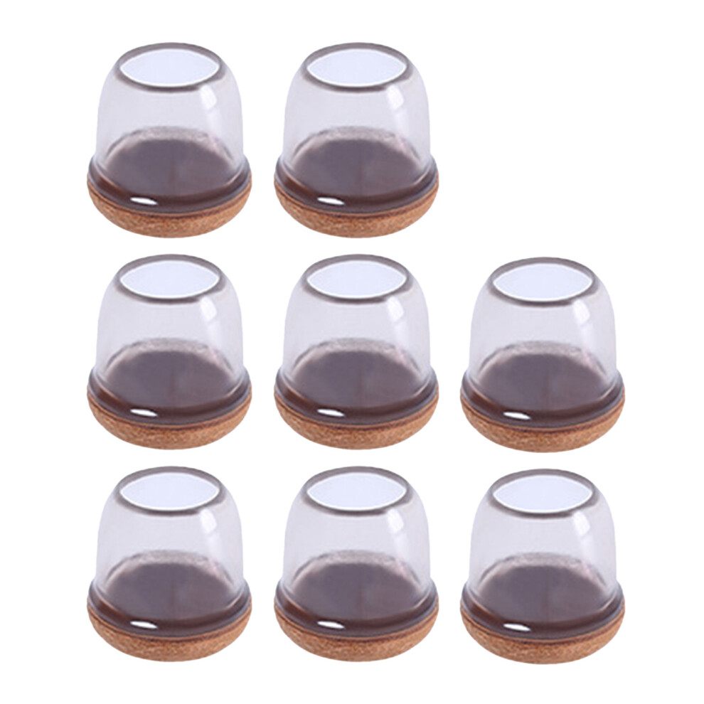 8Pcs Chair Leg Floor Protectors With Felt Chair Leg Caps Furniture Leg Feet Protection Cover Protect Hardwood Floor No Noise Scratches 5031320671699