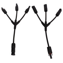 2 piezas Conector PV en Y 50 A 1500VDC MMMF+FFFM