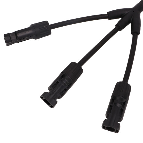 2 piezas Conector PV en Y 50 A 1500VDC MMMF+FFFM 2