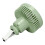 5V USB Auto-Kühlventilator 360-Rotation Grün 15