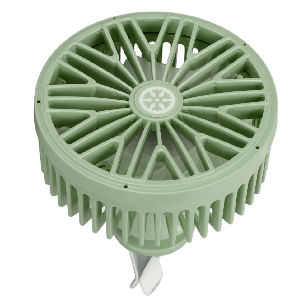 Car Cooling Fan 5V Electric Air Circulation Fan Usb Connector 360 Degree Rotation Portable Fan For Car Truck Suv Green 7621320673038