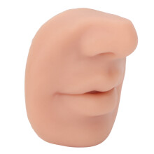 Modelo de nariz de silicona con boca reutilizable suave & flexible herramienta didáctica 10 cm