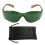 Hellgrüne Schweißerbrille aus PC-Nylon, Einheitsgröße 2