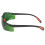 Hellgrüne Schweißerbrille aus PC-Nylon, Einheitsgröße 15