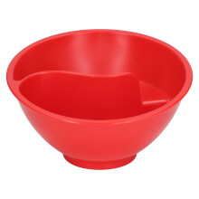 Geteilte Müslischüssel Rot 18,3x10x7 cm Fassungsvermögen: k.A.
