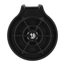 High Pressure Automatic Glass Rinser Bar Sink Cup Washer Kitchen Bottle Cleaner with ABS Base Black