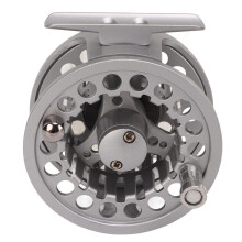 3/4 Silberne Aluminium Fliegenrollen, CNC-gefertigt, 6,5 oz
