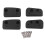 LED-Seitenblinker aus Carbonfaser, 400/650 5