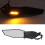 LED-Seitenblinker aus Carbonfaser, 400/650 4