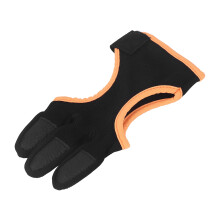 Dreifinger-Handschutz Einheitsgröße orange PU Recurve