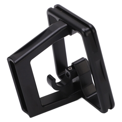 3-Loch Frontträgerblock 70x66x50mm schwarz