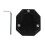 Motorcycle Side Stand Plate Pad High Strength Kickstand Pad Plate Support Accessory Black 2