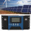 Controlador de carga solar 40A 12V/24V 4 USB LCD ABS 8