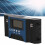 Controlador solar 60A 12V/24V negro ABS LCD 4 USB 6