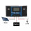 Controlador solar 60A 12V/24V negro ABS LCD 4 USB 12